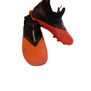 Nike Phantom Vision VSN Elite Dynamic Fit TF Orange Black Soccer Cleats Youth !